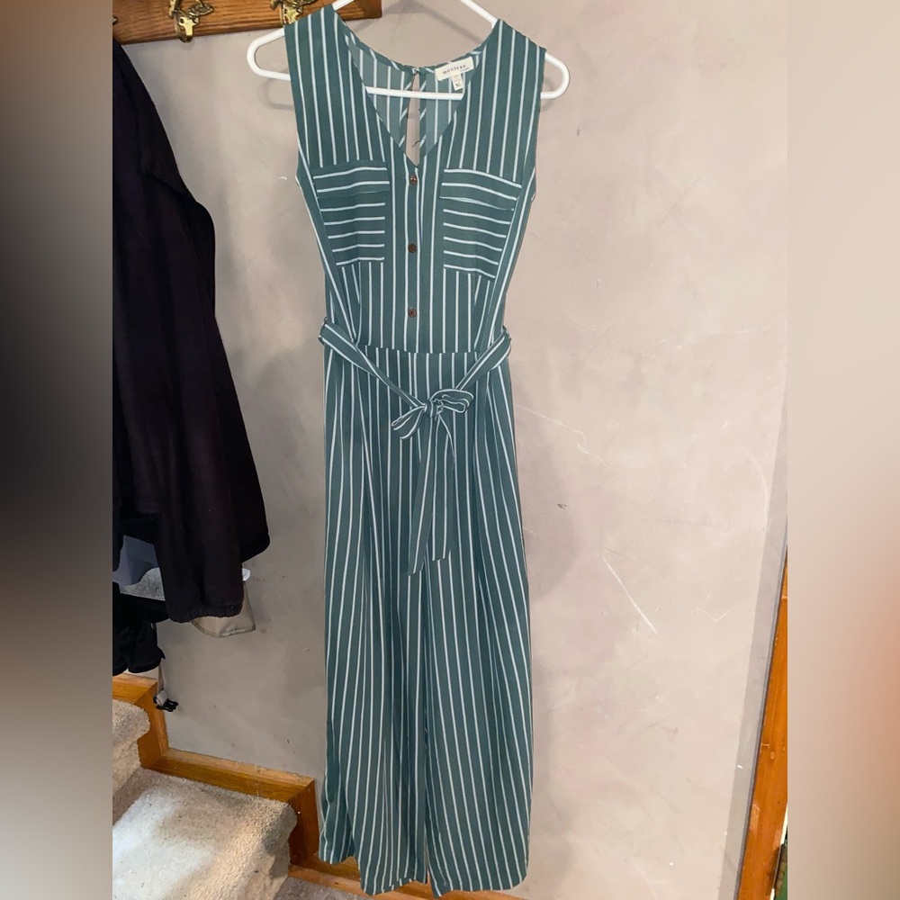 Monteau Jumpsuit Striped Romper